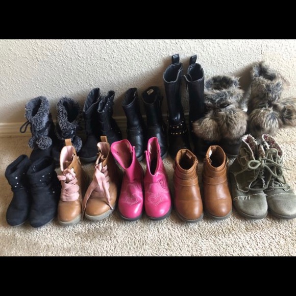 10 pairs of girls 8c boots. $50 for all. - Picture 2 of 2